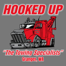 Hooked Up - Toddler Triblend Short Sleeve Tee - Grey Design