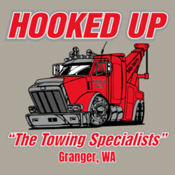 Hooked Up - Toddler Jersey Tee - Grey Design