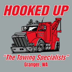 Hooked Up - Cotton Tank - Grey Design