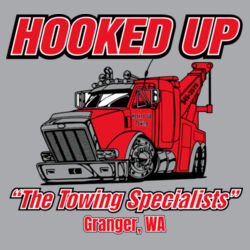 Hooked Up - Toddler Jersey Tee - Black Design