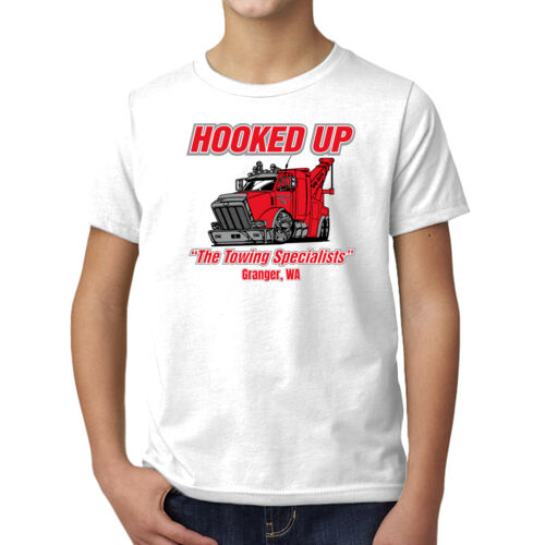 Hooked Up - Youth CVC Crew - Grey Thumbnail