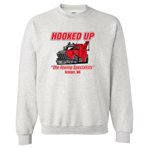 Hooked Up - DryBlend Crewneck Sweatshirt - Grey Thumbnail