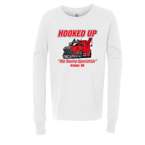Hooked Up - Youth Long Sleeve Jersey Tee - Grey Thumbnail