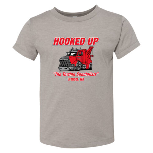Hooked Up - Toddler Jersey Tee - Grey Thumbnail
