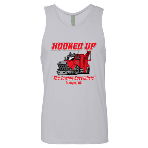 Hooked Up - Cotton Tank - Grey Thumbnail