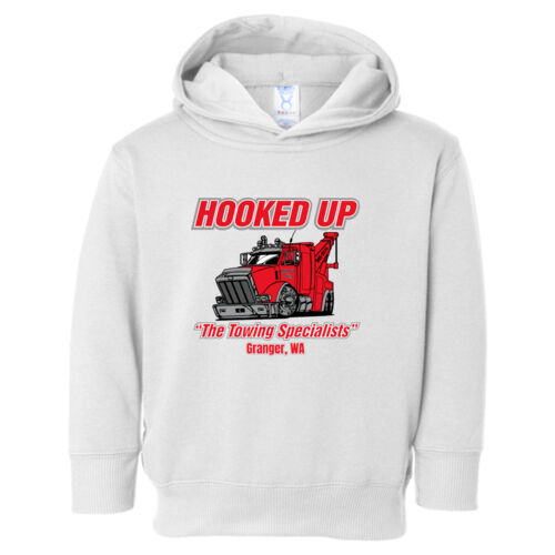 Hooked Up - Toddler Pullover Fleece Hoodie - Grey Thumbnail