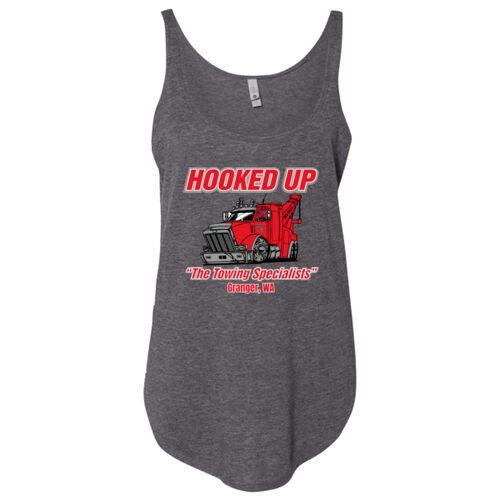 Hooked Up - Women's Festival Tank - Grey Thumbnail