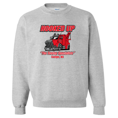 Hooked Up - DryBlend Crewneck Sweatshirt - Black Thumbnail