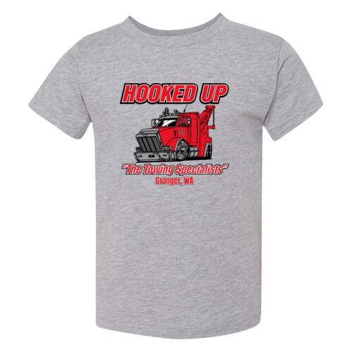 Hooked Up - Toddler Jersey Tee - Black Thumbnail