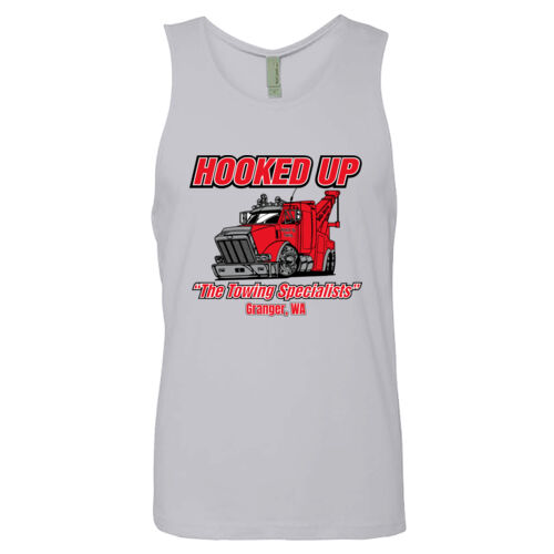 Hooked Up - Cotton Tank - Black Thumbnail