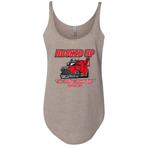 Hooked Up - Women's Festival Tank - Black Thumbnail